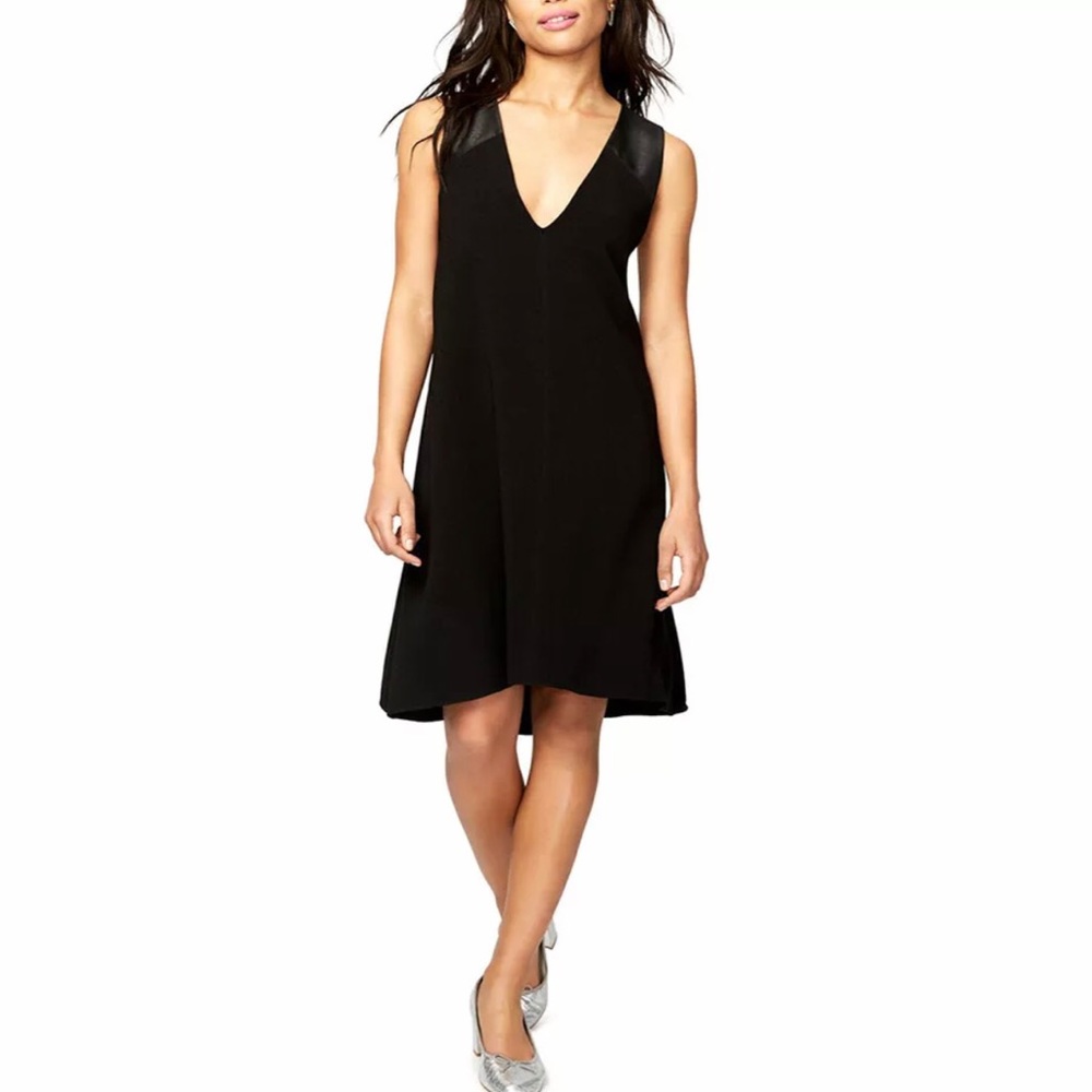 NWT RACHEL Rachel Roy Elegant Black Draped Cocktail Party Dress Size 0-2